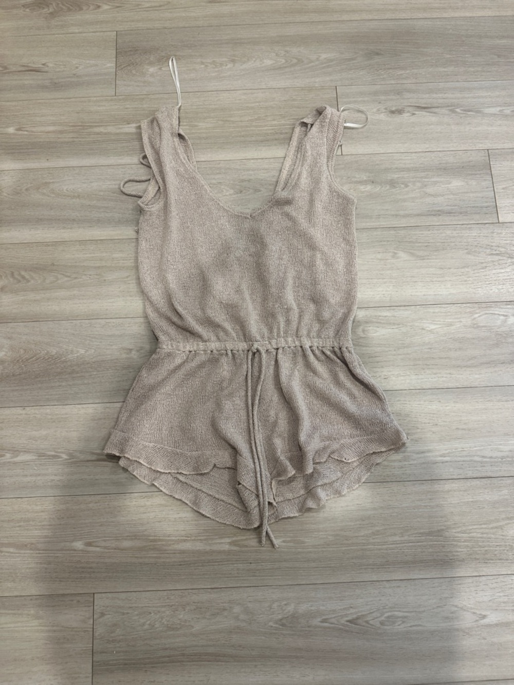 Lulus Knit Sleeveless Coverup Romper